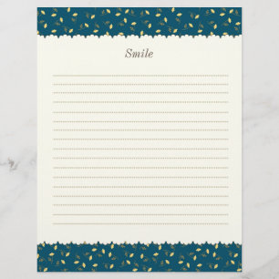 Character Customization Rose Green Letter Head Letterhead