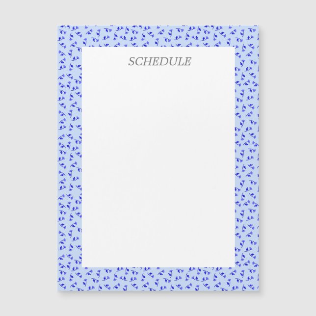 CHARACTER CUSTOMIZED ROSE BLUE MAGNET (Front)
