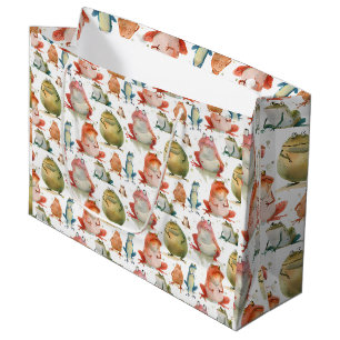 Character fun frogs large gift bag