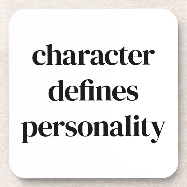 Character Hard Plastic Coaster (Front)