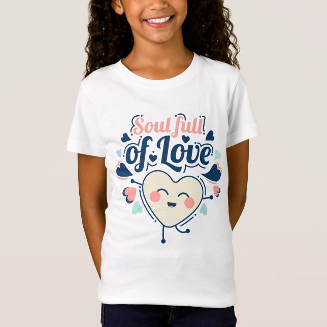 Character Heart Soul Love T-Shirt (Front)