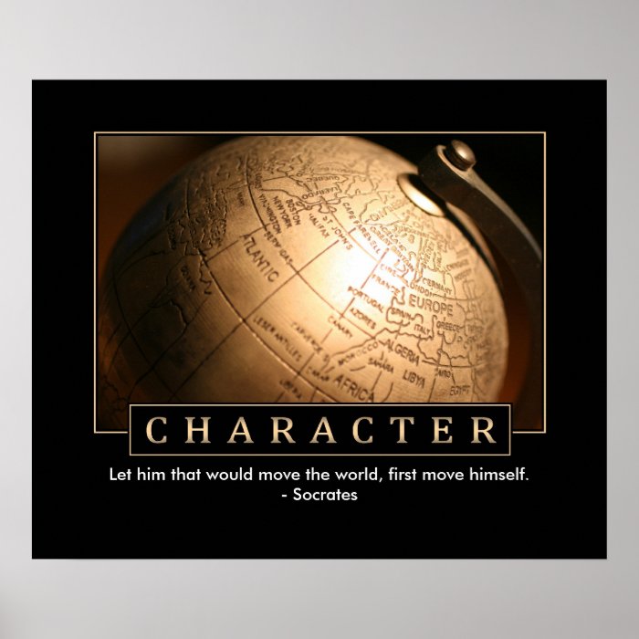 Character Inspirational Poster