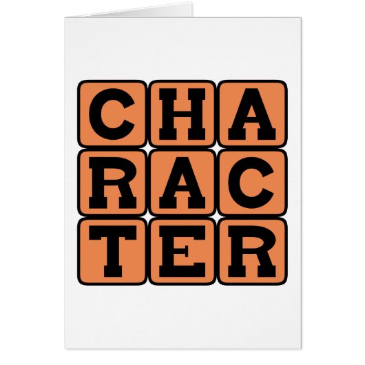 Character, Motivational Cards (Front)