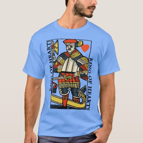 Character of Playing d King of Hearts T_Shirt