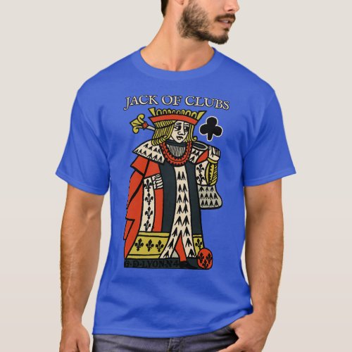 Character of Playing d of Clubs 2 T_Shirt
