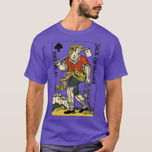 Character of Playing ds of Spades 2 T_Shirt