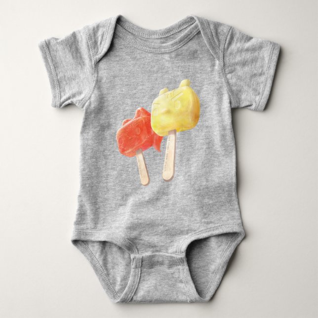Character Popsicles Baby Bodysuit (Front)
