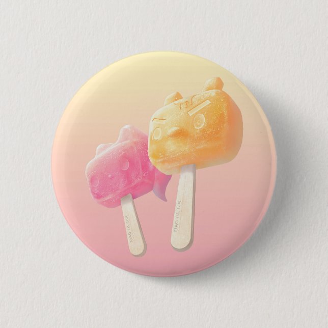 Character Popsicles Button (Front)