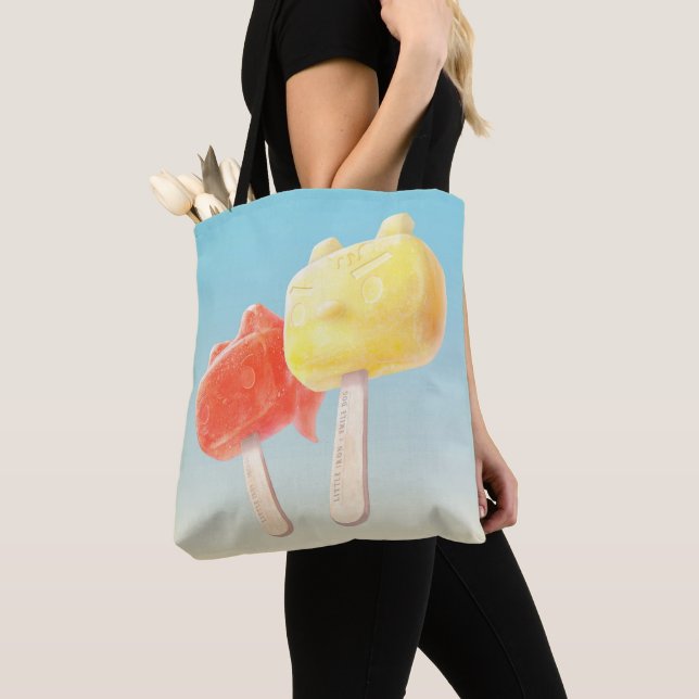 Character Popsicles Tote Bag (Close Up)