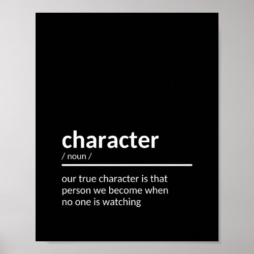 Character Quote Poster