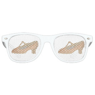 Character Tan T-Strap Dance Shoe Birthday Party Retro Sunglasses
