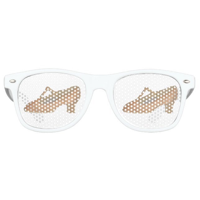 Character Tan T-Strap Dance Shoe Birthday Party Retro Sunglasses (Front)