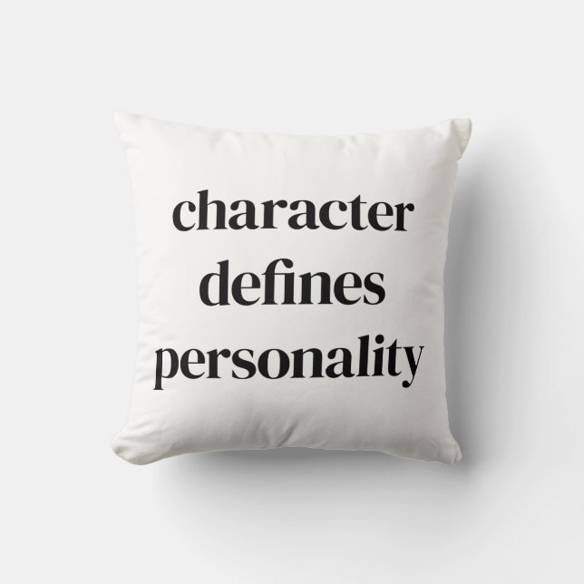 Character Throw Pillow (Front)
