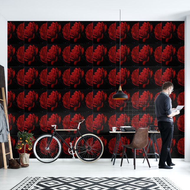 Character wall paper (Living Room)