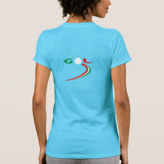 Characterful Tricolor Playful Italian Gol Path T-Shirt