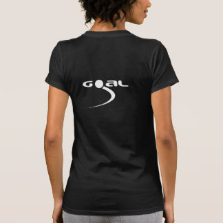 Characterful White Monochrome Gol Path T-Shirt