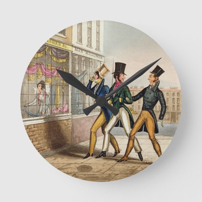 Characteristics - England, Ireland and Scotland, e Round Clock (Front)