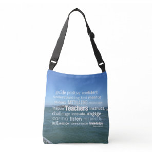 Characteristics of a Great Teacher Crossbody Bag