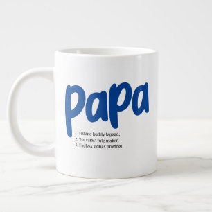 Characteristics of Best Grandpa Papa Fathers Day Giant Coffee Mug