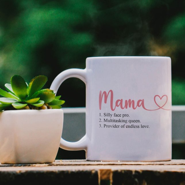 Characteristics of Best Mom Mommy Mothers Day Two-Tone Coffee Mug (Creator Uploaded)
