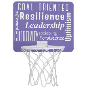 Characteristics of Successful People Periwinkle Mini Basketball Hoop