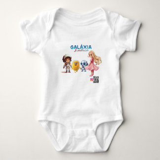 characters from the Ludic Galaxy Baby Bodysuit