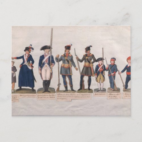 Characters of the French Revolution Postcard