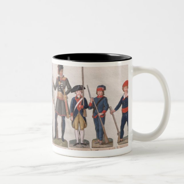Characters of the French Revolution Two-Tone Coffee Mug (Right)
