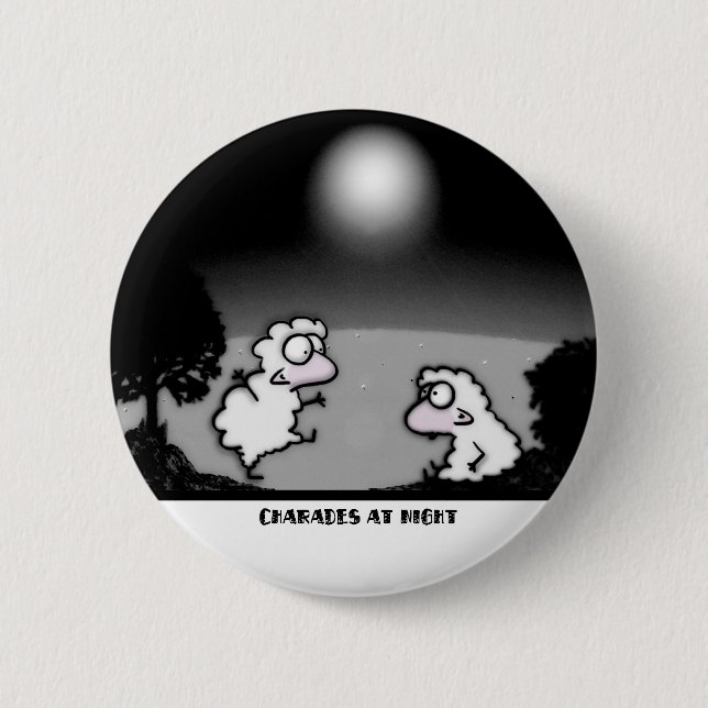 Charades at Night Button (Front)