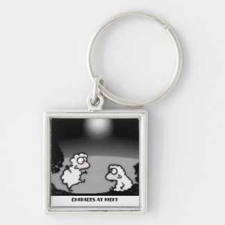 Charades at Night Keychain