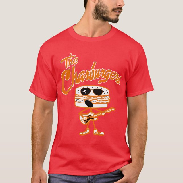 Charburgers (orange for dark) T-Shirt (Front)