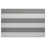 Charcoal and Gray Wide Stripes Large Scale Fabric