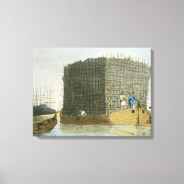 Charcoal Bark, etched by the artist, published 180 Canvas Print (Front)