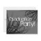 Charcoal, Black and White Graduation Party