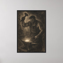 Charcoal Blacksmith at Work