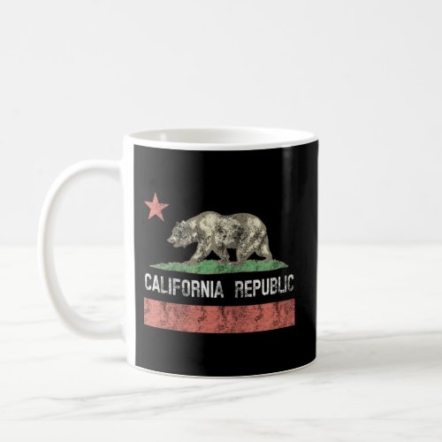 Charcoal California Republic Coffee Mug