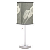 Charcoal Calla Lilies Table Lamp (Right)