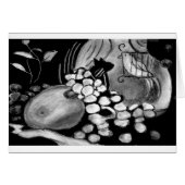 Charcoal Cat and Bird (Front Horizontal)