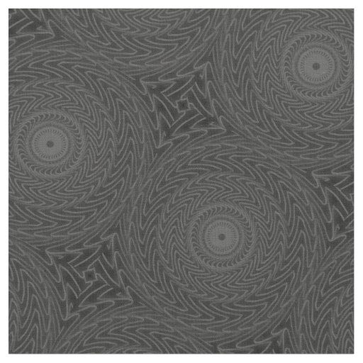 Charcoal circles pattern fabric