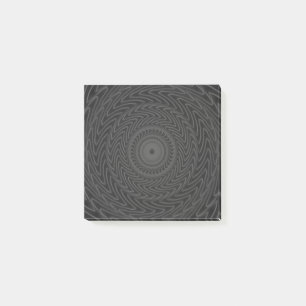 Charcoal circles pattern post-it notes