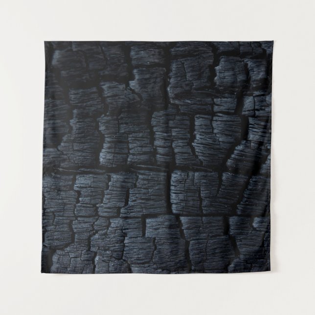 Charcoal coal ash burnt backdrop (Front)