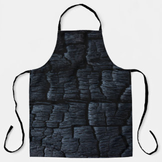 Charcoal coal ash burnt backdrop apron