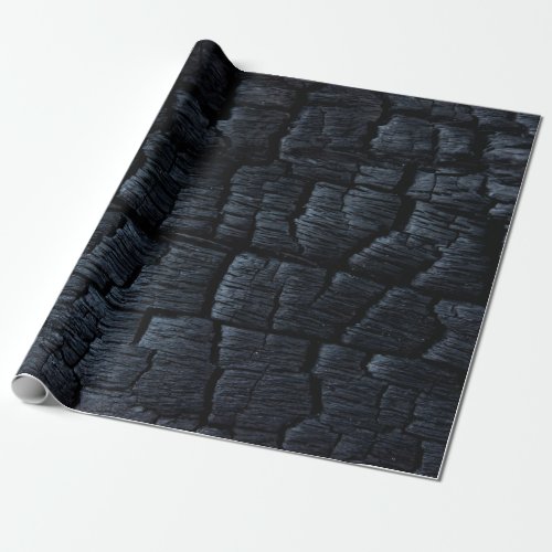 Charcoal coal ash burnt backdrop wrapping paper