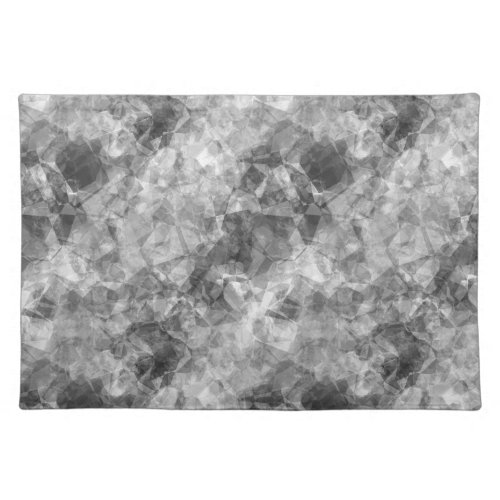 Charcoal Crumpled Texture Cloth Placemat