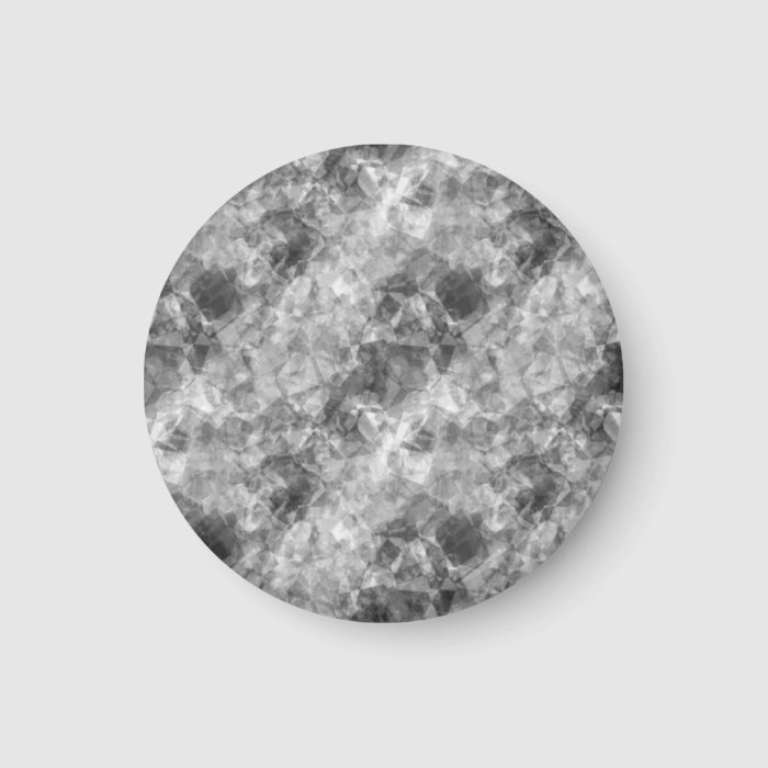 Charcoal Crumpled Texture Fridge Magnet