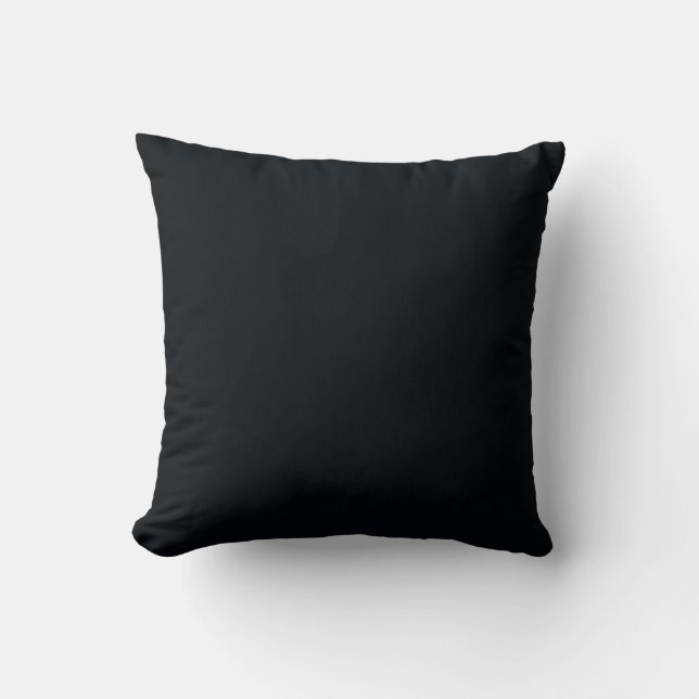 Charcoal Denim Texture, Cushion (Front)