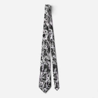 Charcoal Graffiti Neck Tie