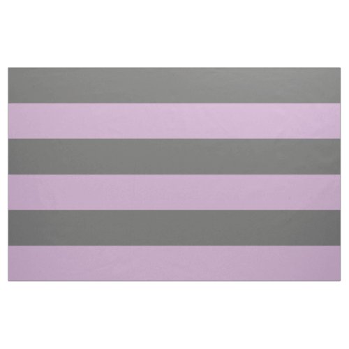 Charcoal Gray and Purple Wide Stripes Large Scale Fabric