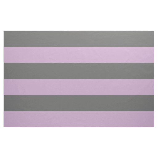 Charcoal Gray and Purple Wide Stripes Large Scale Fabric