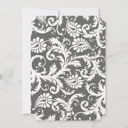 Charcoal Gray and Yellow Wedding Invitations Zazzle